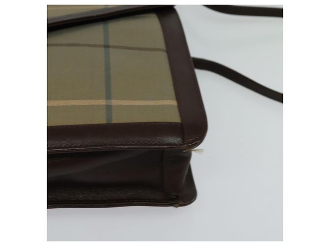 Autre Marque Burberrys Nova Check Schultertasche aus Canvas Beige Gold Auth bs24776 Golden - Ansicht 14