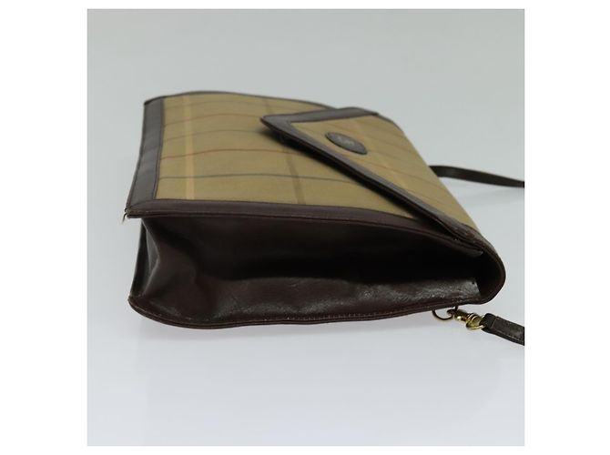 Autre Marque Burberrys Nova Check Schultertasche aus Canvas Beige Gold Auth bs24776 Golden - Ansicht 4