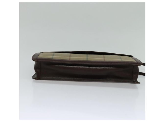 Autre Marque Burberrys Nova Check Schultertasche aus Canvas Beige Gold Auth bs24776 Golden - Ansicht 5
