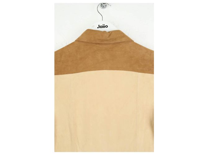 Max & Moi Beige Wildlederkleid - Ansicht 4