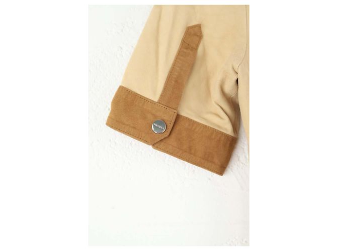 Max & Moi Beige Wildlederkleid - Ansicht 5