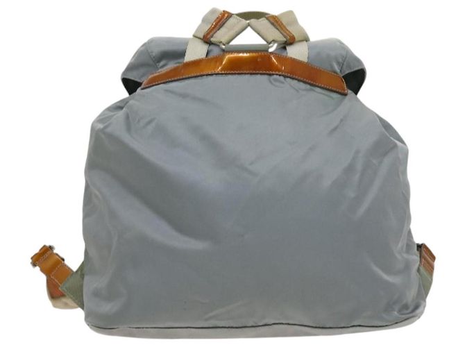 PRADA Backpack Nylon Light Blue Silver Auth 118295 Silvery - view 2