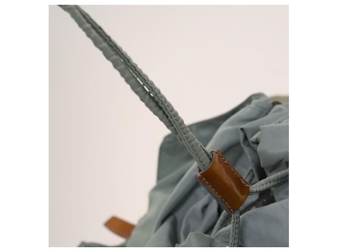 PRADA Backpack Nylon Light Blue Silver Auth 118295 Silvery - view 22