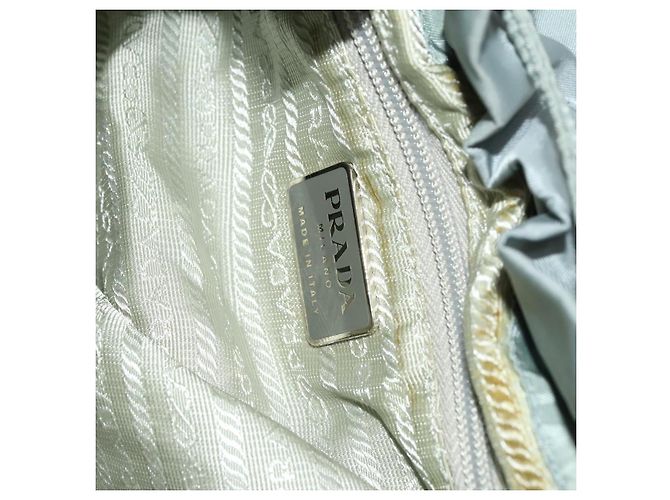 PRADA Backpack Nylon Light Blue Silver Auth 118295 Silvery - view 24