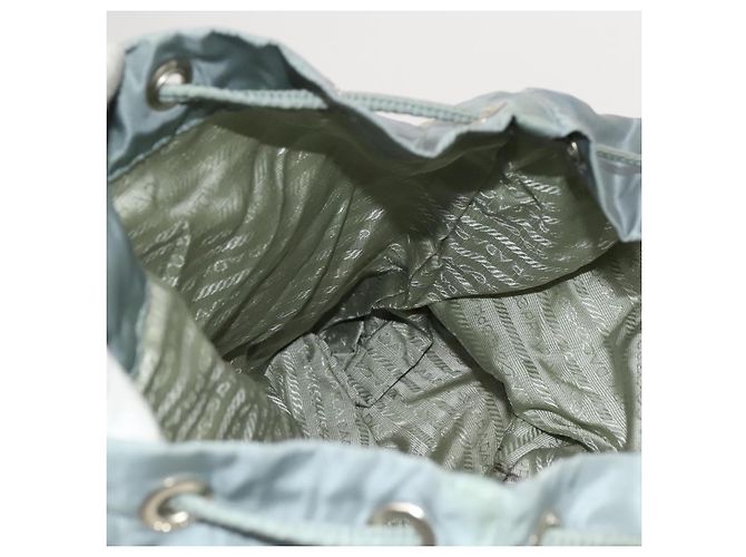 PRADA Backpack Nylon Light Blue Silver Auth 118295 Silvery - view 25