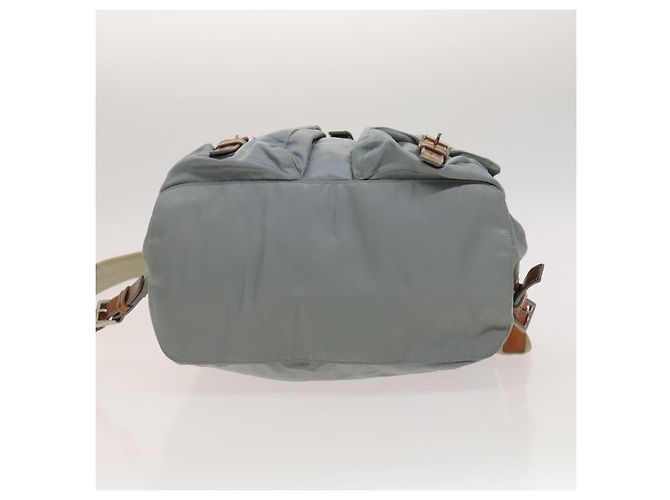 PRADA Backpack Nylon Light Blue Silver Auth 118295 Silvery - view 5