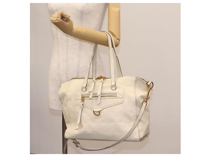 LOUIS VUITTON Borsa Monogram Empreinte Lumineuse PM 2way Bianca M93411 Auth yk17816 Bianco - vista 30