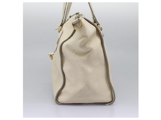 LOUIS VUITTON Borsa Monogram Empreinte Lumineuse PM 2way Bianca M93411 Auth yk17816 Bianco - vista 6