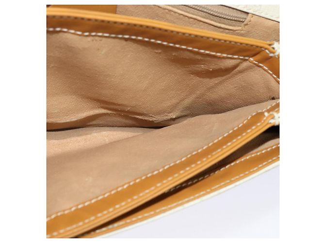 Gucci Borsa a spalla Micro GG Supreme PVC Beige Oro 004 904 0261 Auth BA1184 D'oro - vista 19