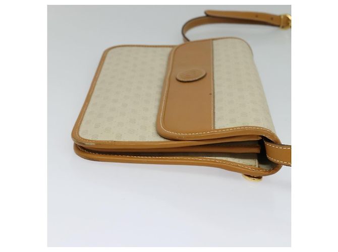 Gucci Borsa a spalla Micro GG Supreme PVC Beige Oro 004 904 0261 Auth BA1184 D'oro - vista 4