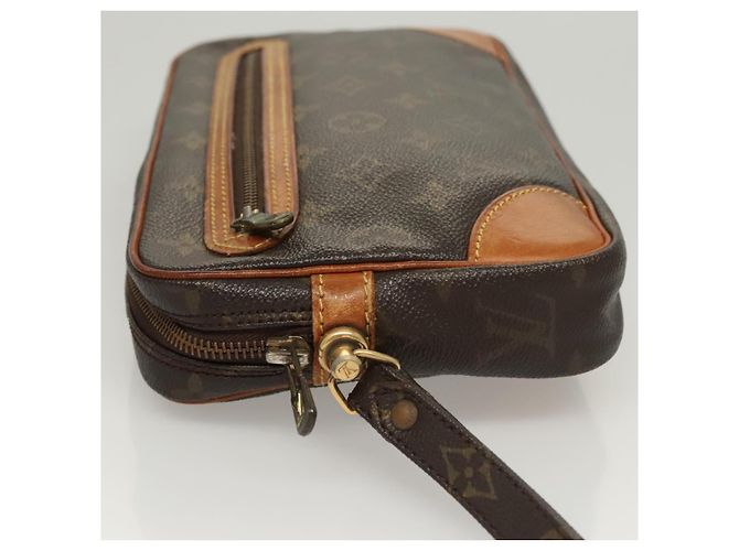 LOUIS VUITTON Monogram Marly Dragonne GM Clutch Tasche M51825 LV Auth th5887 Monogramm - Ansicht 4