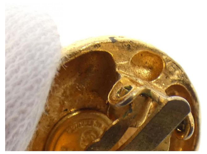 Orecchini a clip dorati Chanel D'oro - vista 5