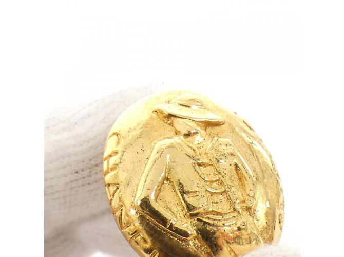 Orecchini a clip dorati Chanel D'oro - vista 3