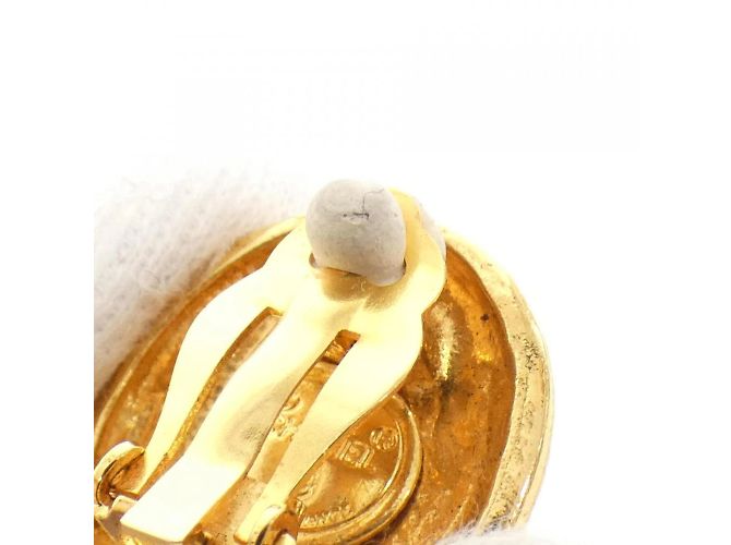 Orecchini a clip dorati Chanel D'oro - vista 4