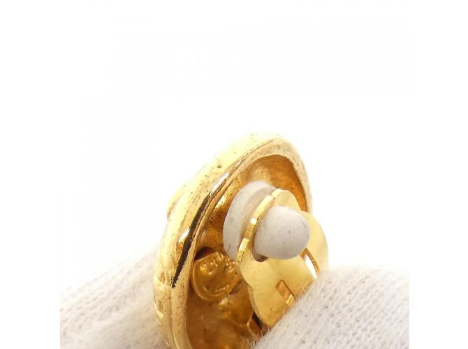 Orecchini a clip dorati Chanel D'oro - vista 5