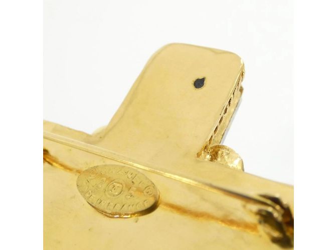 Chanel Brosche Gold, Grün und Rot Golden - Ansicht 3