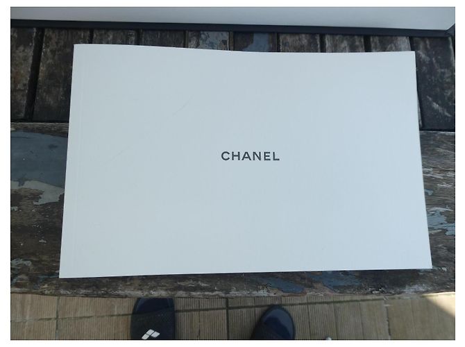 scatola chanel 38X29X16cms per borsa Bianco - vista 2
