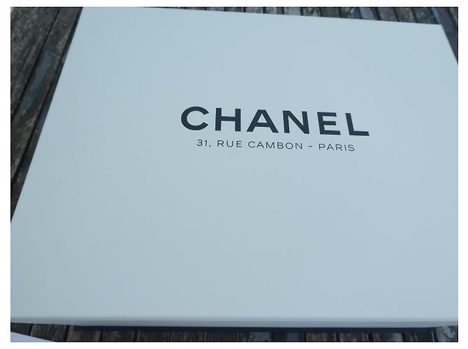 scatola chanel 38X29X16cms per borsa Bianco - vista 7