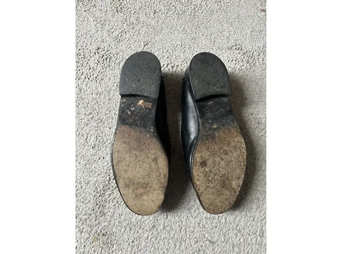 Mocassini Chanel in pelle nera Nero - vista 2