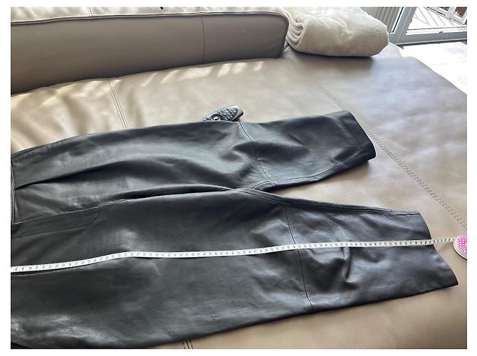 Hallhuber Lederhose Dunkelrot Bordeaux - Ansicht 6