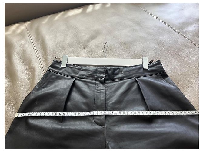 Hallhuber Lederhose Dunkelrot Bordeaux - Ansicht 7