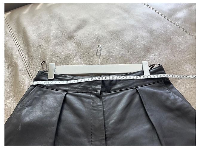 Hallhuber Lederhose Dunkelrot Bordeaux - Ansicht 8