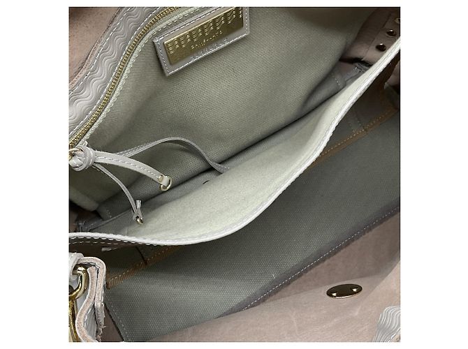 Borsa Postina M in pelle taupe Zanellato - vista 10