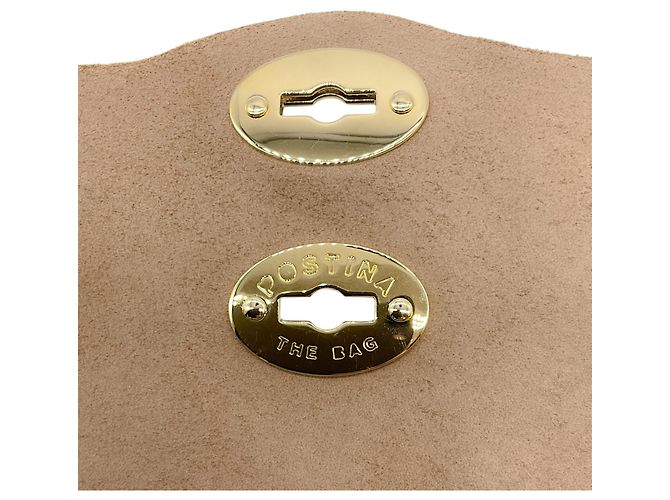 Borsa Postina M in pelle taupe Zanellato - vista 4