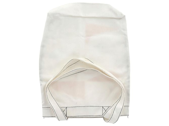 Étoile Isabel Marant bedruckte Tasche aus weißem Canvas - Ansicht 4