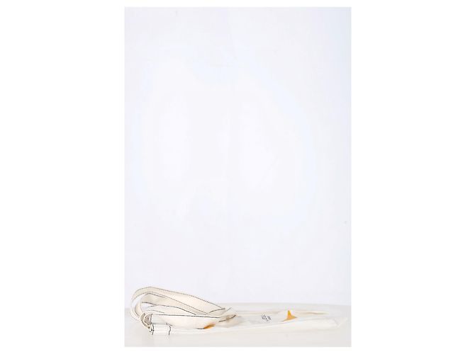 Étoile Isabel Marant bedruckte Tasche aus weißem Canvas - Ansicht 8