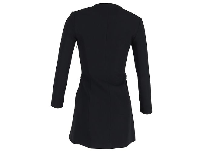 Abito mini con frange Alexander Wang in viscosa nera Nero - vista 3