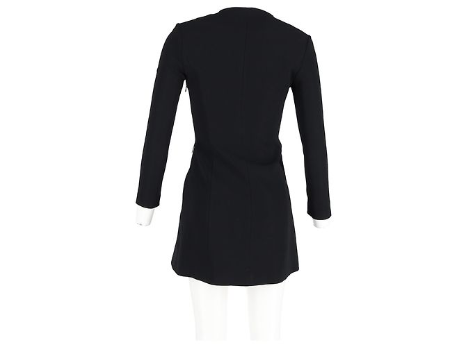 Abito mini con frange Alexander Wang in viscosa nera Nero - vista 6