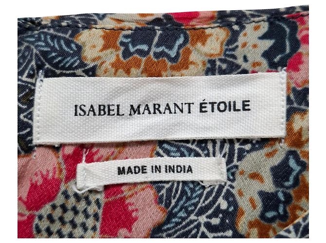 Jupe Sevan en soie imprimée florale Isabel Marant Étoile - vue 3