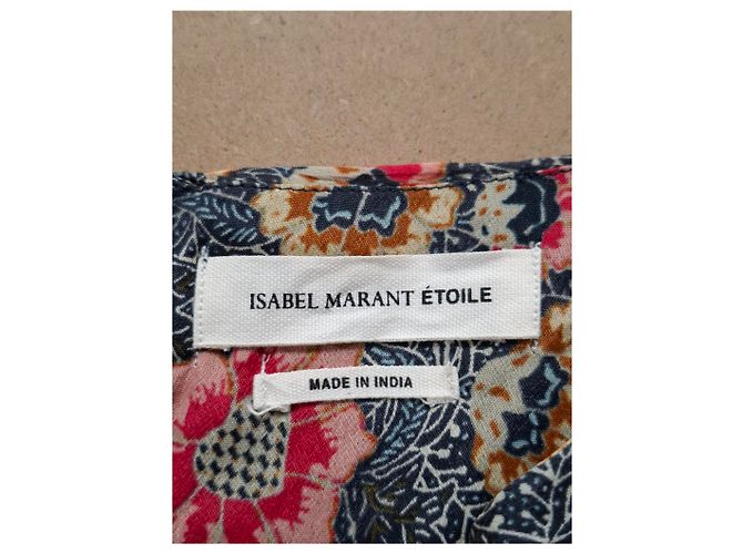 Jupe Sevan en soie imprimée florale Isabel Marant Étoile - vue 6