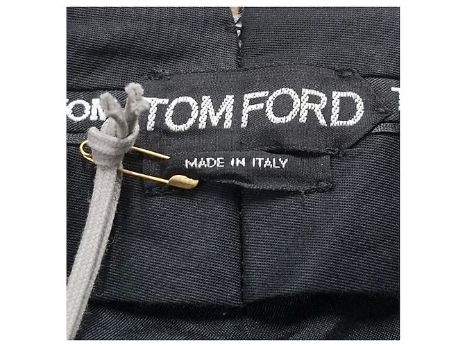 Calças de tweed Tom Ford em lã cinza - vista 3