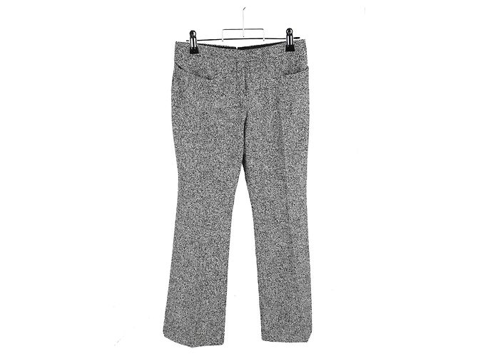 Calças de tweed Tom Ford em lã cinza - vista 4