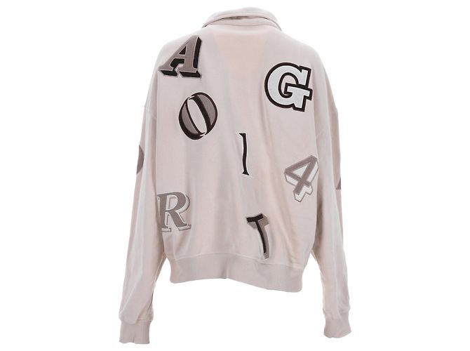 Axel Arigato Typo Rollkragenpullover aus nude Baumwolle Braun Fleisch - Ansicht 3