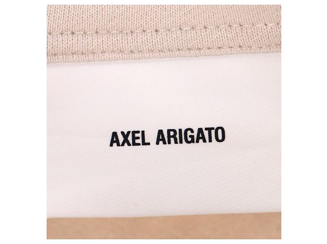 Axel Arigato Typo Rollkragenpullover aus nude Baumwolle Braun Fleisch - Ansicht 4