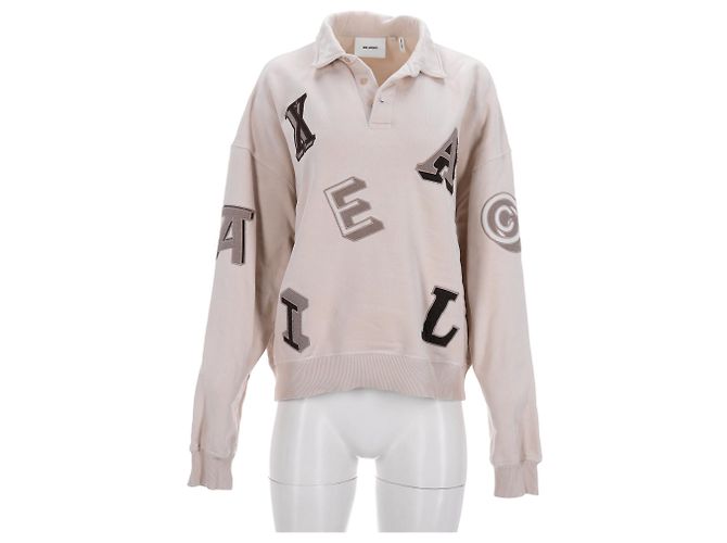 Axel Arigato Typo Rollkragenpullover aus nude Baumwolle Braun Fleisch - Ansicht 6
