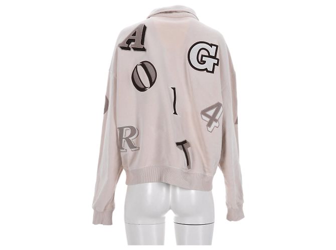 Axel Arigato Typo Rollkragenpullover aus nude Baumwolle Braun Fleisch - Ansicht 8
