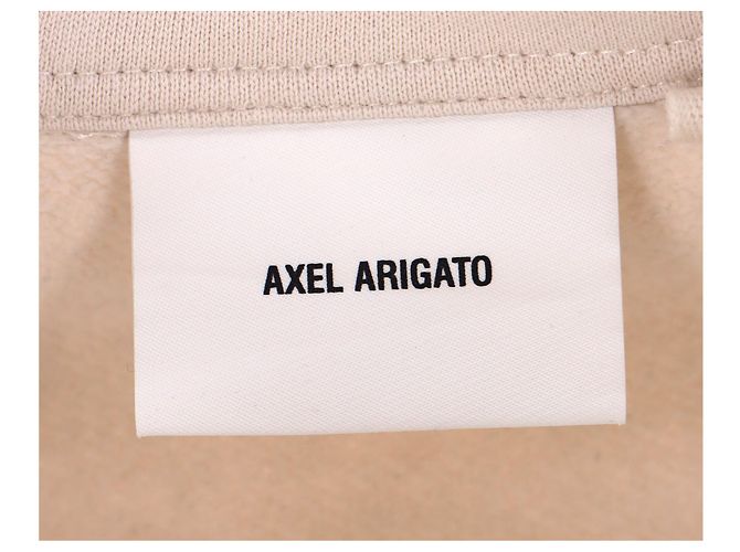 Axel Arigato Typo Rollkragenpullover aus nude Baumwolle Braun Fleisch - Ansicht 9