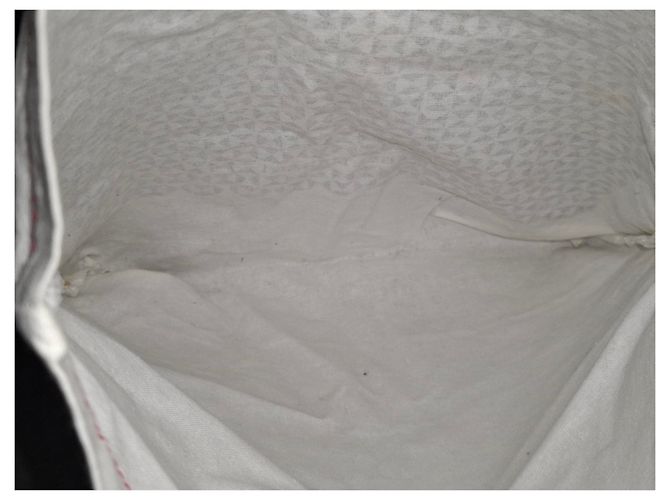Isabel Marant bedruckte Canvas-Tasche aus weißer Baumwolle - Ansicht 10