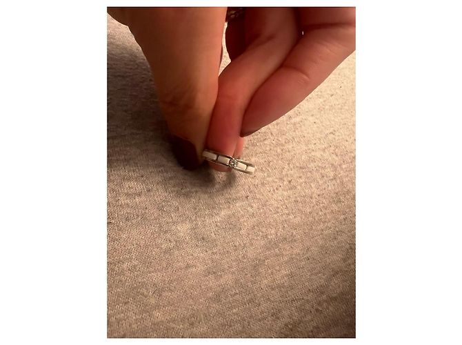 Chanel Ultra-Diamant-Ring Silber Hardware - Ansicht 2