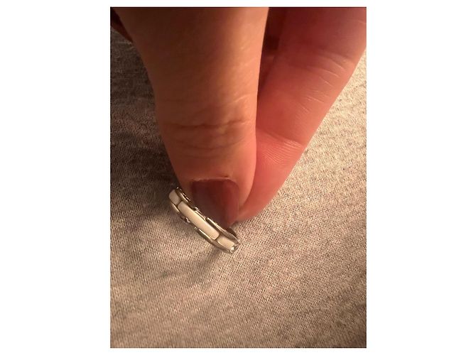 Chanel Ultra-Diamant-Ring Silber Hardware - Ansicht 4