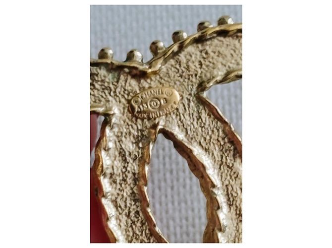 Chanel CC Modell Brosche Golden - Ansicht 4