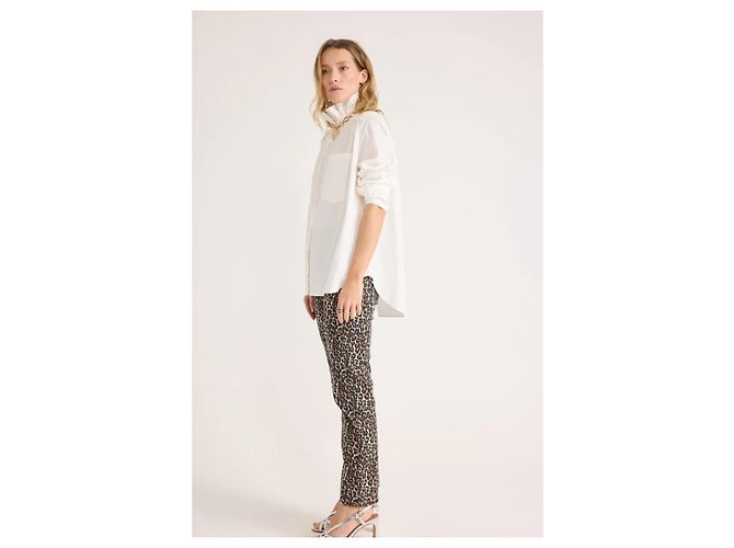 Camisa Balzac Paris Léonor blanca de algodón Blanco - vista 4