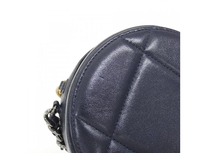 Borsa a spalla Chanel 19 Linea AP0945 Blu navy - vista 4