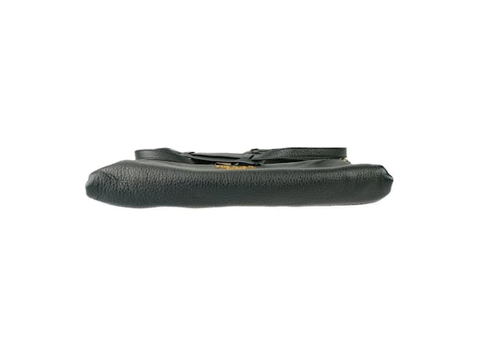 Prada Schultertasche aus schwarzem Vitello Daino - Ansicht 4