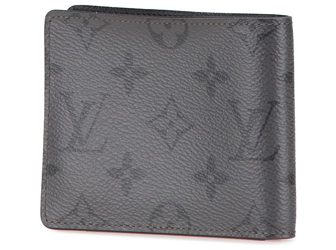 Portafoglio Slender Monogram Eclipse Reverse Grigio Louis Vuitton Marrone Grigio antracite - vista 2