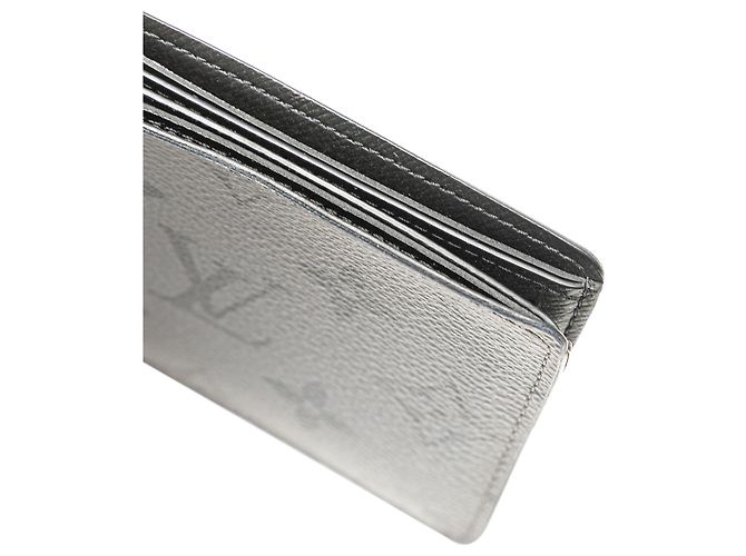 Portafoglio Slender Monogram Eclipse Reverse Grigio Louis Vuitton Marrone Grigio antracite - vista 8